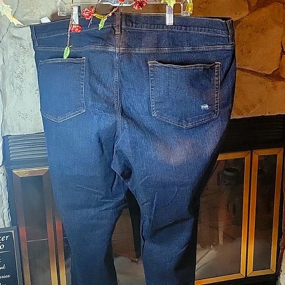 Denim Co Easy Stretch Denim Straight Leg 5 Pocket Jeans PLUS 26W - Picture 7 of 8